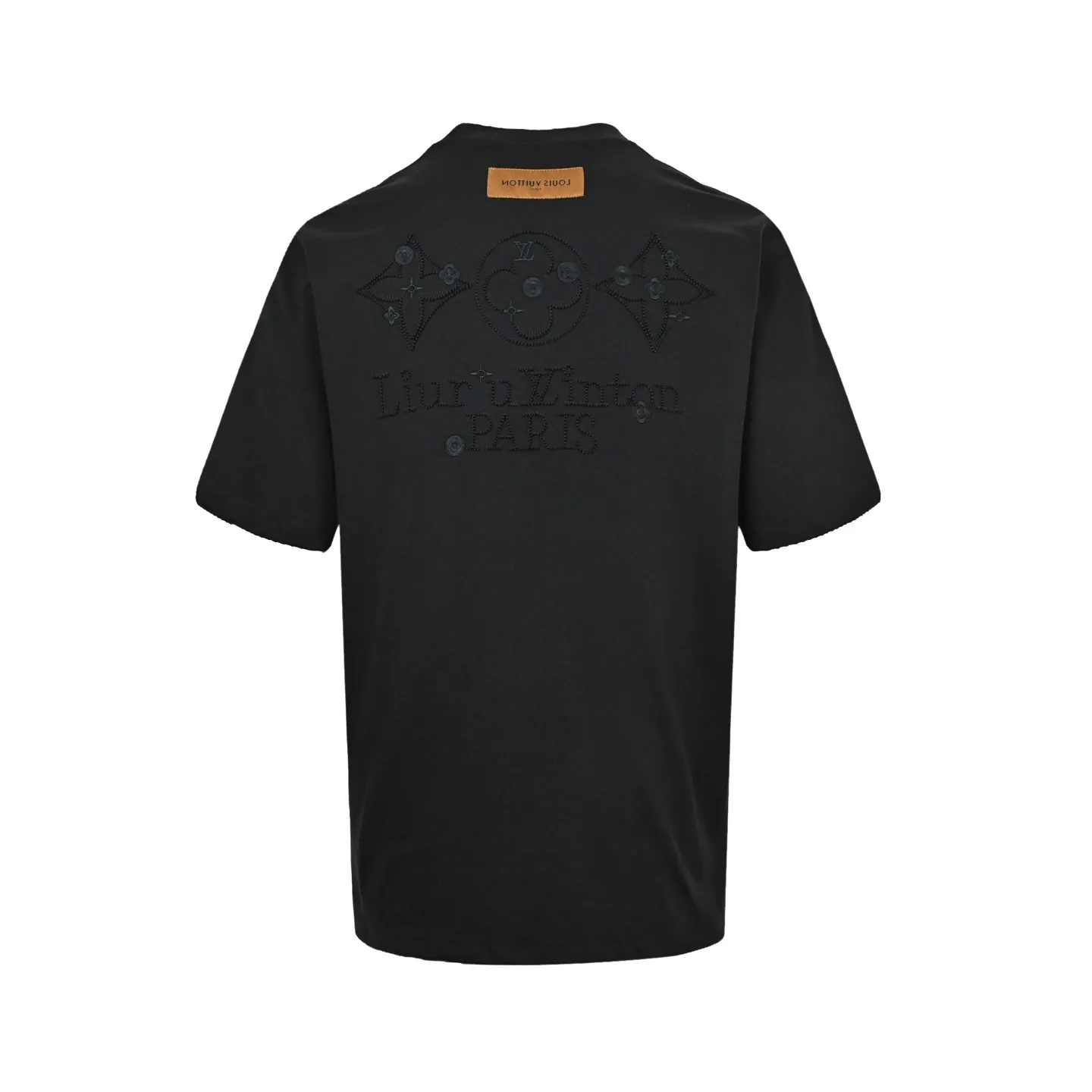 Louis Vuitton/Louis Vuitton three-flower embroidered short sleeves